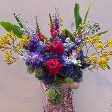 Load image into Gallery viewer, Bright Daily Arrangement in a vase or ceramic pot