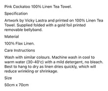 Load image into Gallery viewer, Bespoke Press Linen Tea Towel
